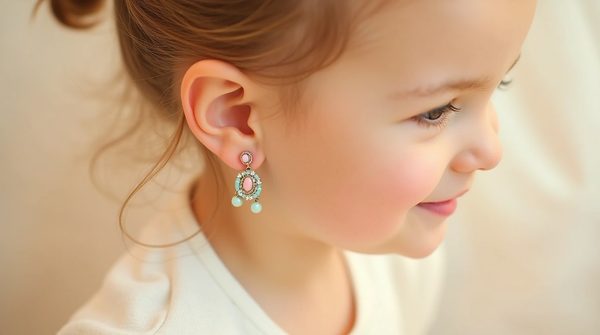 Des boucles d'oreilles enfant : sécurité et style réunis !